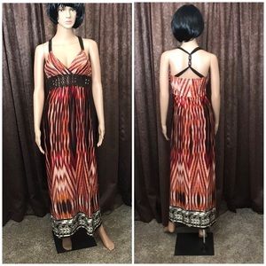 Women's Heart Soul Racerback Maxi Dress Size S NWT